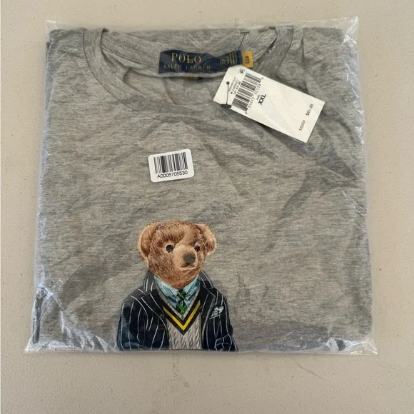NWT Polo  Bear T-Shirt XXL by Ralph Lauren - Picture 4 of 6
